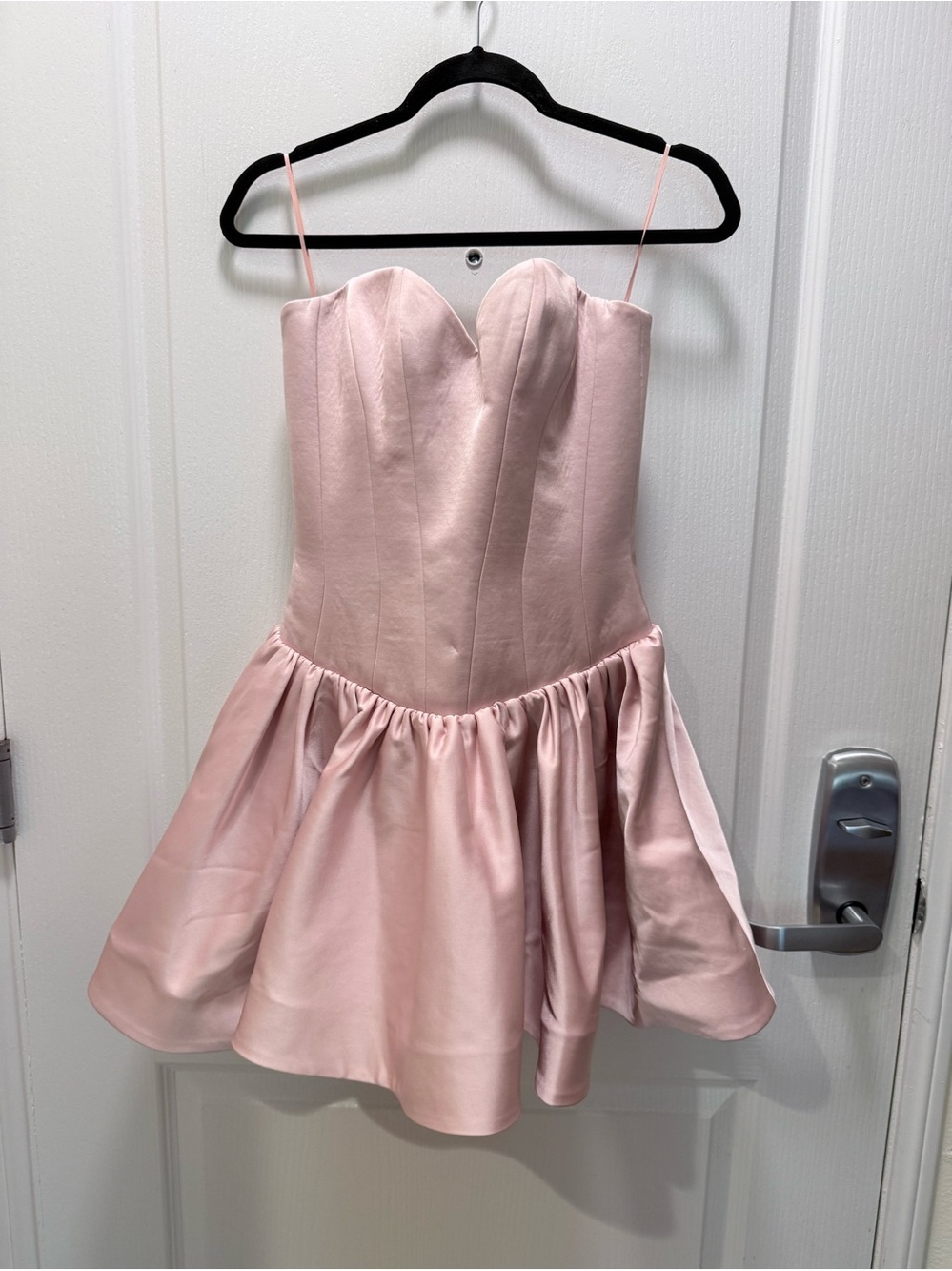 Helsi Emma Strapless Mini Dress Blush Pink size XS Preloved - Picture 4 of 9